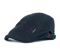 KUYOU Cappello Berretto Gatsby Flat cap Coppola Invernale Unisex (Grigio Scuro)