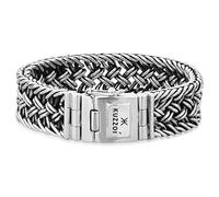 kuzzoi - 335104 - Bracciale da uomo in argento Sterling 925 massiccio, larghezza 20 mm