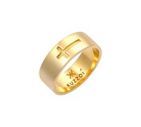 KUZZOI Anello 'Kreuz' oro Uomo KUZZOI 60