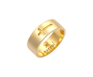 KUZZOI Anello 'Kreuz' oro Uomo KUZZOI 62
