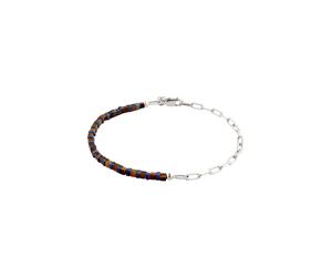 KUZZOI - Bracciale argento Lapis Lazuli Blu 925 Sterling Silver Bracciali e Braccialetti 1 pieces male