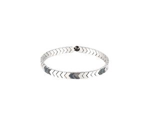 KUZZOI - Bracciale beads Ematite sintetica Grigio 925 Sterling Silver Bracciali e Braccialetti 1 pieces male
