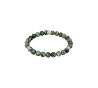 KUZZOI - Bracciale beads Turquoise Verde Marrone 925 Sterling Silver Bracciali e Braccialetti 1 pieces male