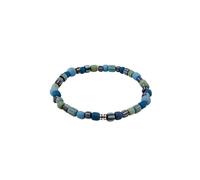 KUZZOI - Bracciale beads uomo Vetro Argento 925 Sterling Silver Bracciali e Braccialetti 1 pieces male