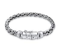 KUZZOI, bracciale da uomo in argento Sterling 925 massiccio, larghezza 8,5 mm, 335111 e argento, cod. 335111-021