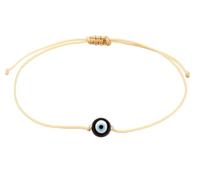Kuzzoi Buddha Bracciale da uomo in tessuto in nylon e vetro Evil Eye Bead Bracciale da uomo, Vetro Nylon