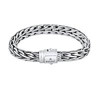 Kuzzoi Buddha Design in Argento Bracciale per Uomo, Bracciale in Argento Sterling Massiccio Lavorato a Mano, Larghezza 9 mm