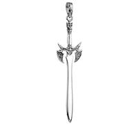 kuzzoi, ciondolo a forma di spada, in argento sterling 925 massiccio, ciondolo per collane, esclusivo e di alta qualità, 361366-000