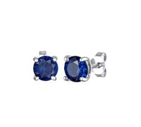 KUZZOI - Paulo Fanello orecchini semplici con cristalli neri in argento sterling 925 Gioielli da uomo 1 pieces male