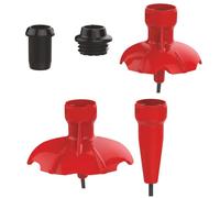 KV+ Complete Set Quick Change Disk & Tip 9,5mm - Unisex - Rosso / Nero - Taglia unica- modello 2026