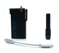KV4P HT V2.0 VHF/UHF Ricetrasmettitore radio amatoriale per Android, doppia banda PPT, open for source per firmware esp32, potenza di trasmissione 1 W, per messaggi aprs, nero (cavo dati)