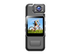 KVBRUI Mini videocamera WiFi 4K 1080P HD Videoregistratore digitale portatile Visione notturna a infrarossi BodyCam sportiva DV Piccola videocamera for bici(No TF Card,No WiFi)