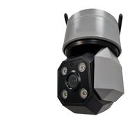 KVBRUI Telecamera di Sicurezza Wi-Fi da 5 MP for Esterni, Protezione for la casa Intelligente, IP CCTV, connessione Via Cavo RJ45, NVR, PTZ, sorveglianza a Cupola(AU Plug_5MP ADD 128G)