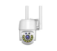 KVBRUI Telecamera IP Impermeabile for la Sicurezza Domestica, Telecamera Wi-Fi HD 1080P con Visione Notturna a Colori, Monitor remoto for Telefono Cellulare