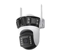 KVBRUI Telecamera Wi-Fi PTZ da 12 MP, Tre schermi, grandangolo da 180°, Audio, monitoraggio Automatico, Telecamera di Sicurezza IP da 6 MP, videosorveglianza CCTV(EU Plug,12MP No SD Card)