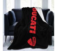 KVHSVEGO Compatible With Ducati Coperta per letto, divano, poltrona, divano, morbida coperta, calda e accogliente, in flanella, per bambini, adulti, per tutte le stagioni