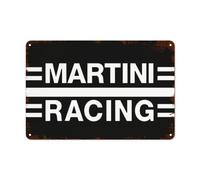 KVHSVEGO Compatible with Martini Racing Targa in metallo Divertente Targa in metallo Decorazione retrò per la decorazione della parete di casa, cucina, bar, caffetteria