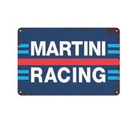 KVHSVEGO Compatible with Martini Racing Targa in metallo Divertente Targa in metallo Decorazione retrò per la decorazione della parete di casa, cucina, bar, caffetteria