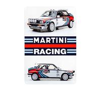 KVHSVEGO Compatible With Martini Racing Targa in metallo Divertente Targa in metallo Decorazione retrò per la decorazione della parete di casa, cucina, bar, caffetteria