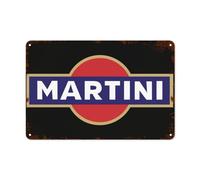 KVHSVEGO Compatible with Martini Racing Targa in metallo Divertente Targa in metallo Decorazione retrò per la decorazione della parete di casa, cucina, bar, caffetteria
