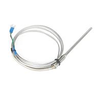 KVKITKLW 1 cavo da 2 m, sonda da 50-200 mm, sensore di temperatura con termocoppia rivestita da PT100 tipo J, 900 gradi K, controller da 1, 2 mm, 3 mm e 5 mm, senza messa a terra.(K 5mm,50mm)
