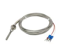 KVKITKLW 1 pz FTARP09 PT100 tipo cavo intrecciato in metallo da 2 m testa della sonda da 50 mm sensore di temperatura RTD(PT1 2)