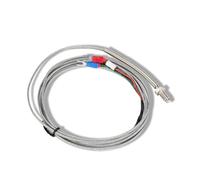 KVKITKLW 1 pz WRNT-02 M6 Vite KJ PT100 Tipo 1M 2M 3M 5M Cavo a termocoppia Sensore di temperatura for regolatore di temperatura industriale(M6 PT100 Type 5m)