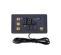 KVKITKLW W3230 Mini regolatore di Temperatura Digitale 12V 24V 220V termostato regolatore Riscaldamento Raffreddamento Controllo termoregolatore con sensore(12V)