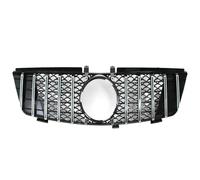 KVKQMLFEAW Calandra Paraurti Anteriore per ML-Class per W164 ML320 ML350 ML500 2005-2008 Nero Cromato Diamanti Stile Griglie PARAurti Griglia Anteriore Griglia Anteriore