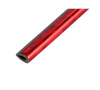 KVKQMLFEAW Centrale Interni Decorazione 10 Pezzi Universali A Forma di U Presa d'Aria Auto Strisce Decorative Morbide Accessori Griglia Interna(Ice Red)