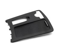 KVKQMLFEAW Centrale Interni Decorazione per Classe C per Classe E W204 C180 C200 C220 W207 W212 E260 E300 Auto LHD Console Centrale Portabicchieri Copertura Otturatore(Black)