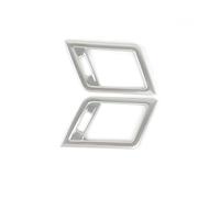 KVKQMLFEAW Centrale Interni Decorazione per Classe E per Coupé W207 C207 2009 2010 2011 2012 2013 Bocchetta Aria Condizionata Auto Cornice Laterale Cruscotto(Dashboard Silver)