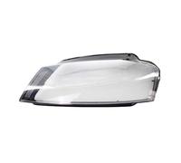 KVKQMLFEAW Copriobiettivo Faro per A3 8P 2008-2012 Coprilente Trasparente per Fari Anteriori Auto Paralume per Faro Anteriore Trasparente Coprifaro(1pcs for Left Light)