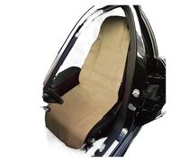 KVKQMLFEAW Coprisedile Universale per Auto Anti-Sudore Lavabile per Animali Domestici per Quattro Stagioni Coprisedile Coprisedili(Beig)