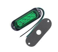 KVKQMLFEAW Indicatore Direzione Luci di Posizione Laterali universali a 4 LED da 12 V-24 V luci ingombro luci Segnalazione luci Segnalazione Camion furgoni Pick-up Barche(Blue)