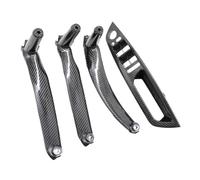 KVKQMLFEAW Maniglia Porta Ricambio per X5 per X6 per E70 per E71 per E72 2007-2013 Porta Interna Maniglia Trim Finestra Interruttore di Sollevamento Set di Copertura Tirante Porta Auto(RHD 4PCS Set)