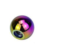 KVKQMLFEAW Sostituzione Pomello Cambio 1 PZ per Testa dello Stelo Universale Testa con Maniglia per Ingranaggi A Sfera Rotonda in Lega di Alluminio Cuffia Cambio(Colorful)