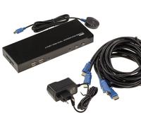 KVM SWITCH HDMI 2.0 60HZ Per Visualizzazione Estesa Doppio Schermo - 2 PORTI