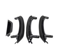 KVPYVYAMZ Maniglie Interne Portiere Auto per X3 per X4 per F25 per F26 2010-2016 LHD RHD Porta Interna Bracciolo Pull Handle Cover in Vera Pelle Set Completo(LHD 7PCS Carbon)
