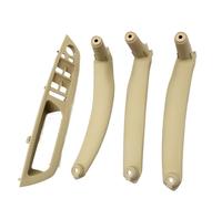 KVPYVYAMZ Maniglie Interne Portiere Auto per X5 per X6 per E70 per E71 per E72 2007-2014 4 Pezzi Set Car Interior Porta Bracciolo Pull Handle Cover Trim Set(LHD Beige Set)