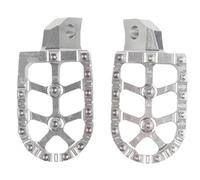 KVPYVYAMZ Poggiapiedi Moto Pedane per 220 R per 200 R per 220 R per 250 per KX 500 2004 Poggiapiedi per Moto Pedaline Moto Antiscivolo(Silver)