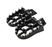 KVPYVYAMZ Poggiapiedi Moto Pedane per Kawasaki per KX65 per KX80 per KX85 per KX100 per KX112 1998-2023 Pedane Moto Pedane Pedali Poggiapiedi Pedaline Moto Antiscivolo(Black)
