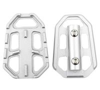 KVPYVYAMZ Poggiapiedi Moto Pedane per R 1200 GS per G 310 GS per S 1000 XR per F 850 GS per F 750 GS Pedana Larga per Motocicletta Poggiapiedi Pedaline Moto Antiscivolo(Silver)