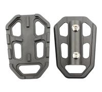KVPYVYAMZ Poggiapiedi Moto Pedane per R 1200 GS per G 310 GS per S 1000 XR per F 850 GS per F 750 GS Pedana Larga per Motocicletta Poggiapiedi Pedaline Moto Antiscivolo(Titanium)