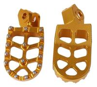 KVPYVYAMZ Poggiapiedi Moto Pedane per RMZ 250 per RMX 450 Z per RMZ 250 per RMZ 450 per RMX 450 Z Poggiapiedi per Motocicletta Pedaline Moto Antiscivolo(Gold)