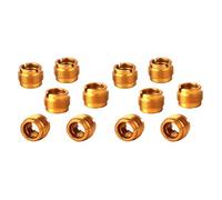 KVSERT 12 pezzi femmina filettato dado adattatore vite microfono clip supporto dado adattatori per microfono supporto microfono microfono