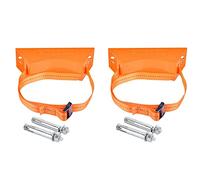 KVSERT 2 staffe per bombole a gas in ABS resistente supporto per bombole a gas per , roulotte, arancione