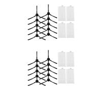 KVSERT 20 Pz Spazzola Laterale+8 Pz Filtro Hepa per Briciola 2711 2712 2713 2717 ROBOT HOFER Parts Accessori