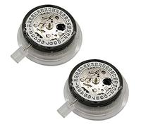 KVSERT 2X NH35 Movimento Giorno Data Set Precisione Meccanico Automatico Orologio Da Polso, Silver