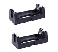 KVSERT 2X Shell di 3V CR123A Cell Battery Sockets Holder Case Nero
